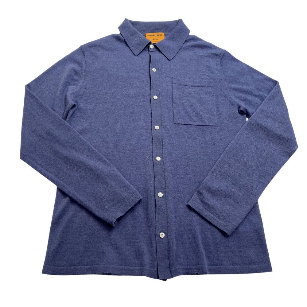 Guest in Residence Showtime Cashmere Shirt in Purple